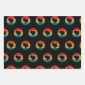 Feuille De Papier Cadeau Turquie Oiseau Thanksgiving Distressed coucher de  (Devant 2)