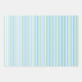 Feuille De Papier Cadeau Turquoise and Green Scallop Shells (Devant)