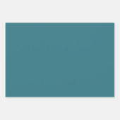 Feuille De Papier Cadeau Turquoise bleu MVB - Verre Faux (Devant 3)