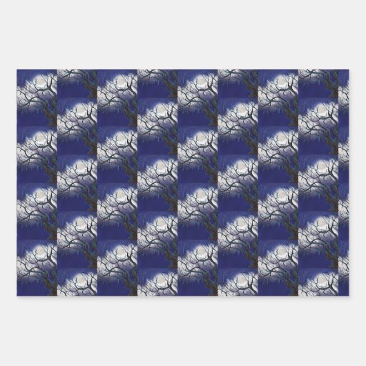 Feuille De Papier Cadeau Twilight glacé (Devant)