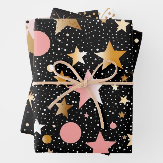 Feuille De Papier Cadeau Twinkle Twinkle Little Star Motif (En situation)