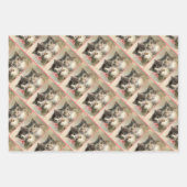 Feuille De Papier Cadeau Two lovely Victorian kittens (Devant 2)