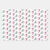 Feuille De Papier Cadeau Typographie de Christmas Joy (Devant 2)