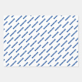 Feuille De Papier Cadeau Typographie de citation amusante moderne 70e anniv (Devant 2)