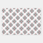 Feuille De Papier Cadeau Typographie Saint-Valentin (Devant 2)