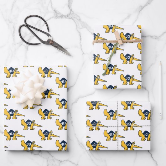 Feuille De Papier Cadeau UC Irvine | Anteaters UCI (Recto)