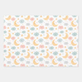 Feuille De Papier Cadeau Un beau regard dans le Motif du ciel (Devant 2)