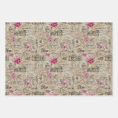 Feuille De Papier Cadeau Un Ephémère français série 24 (Devant 2)