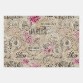 Feuille De Papier Cadeau Un Ephémère français série 24 (Devant)