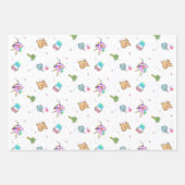 Feuille De Papier Cadeau Un jeu de monstre (Devant)