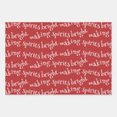 Feuille De Papier Cadeau Un joli fantôme de Noël Éffrayant (Devant 3)