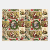 Feuille De Papier Cadeau Un Joyeux Temps de Noël (Devant)