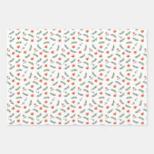 Feuille De Papier Cadeau Un Motif de Noël (Devant 2)