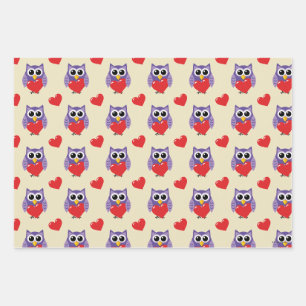 Feuille De Papier Cadeau Un Motif Owen Love