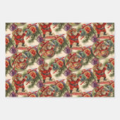 Feuille De Papier Cadeau Un Noël des années 50 (Devant 2)