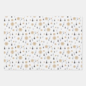 Feuille De Papier Cadeau Un Noël élégant (Devant 3)