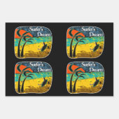 Feuille De Papier Cadeau Un rêve de surfer (Devant 3)