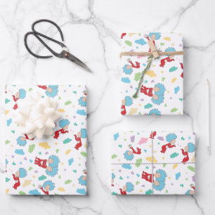 Feuille De Papier Cadeau Une chose deux douces choses Motif