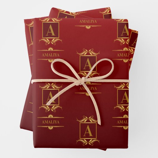 Feuille De Papier Cadeau Une coutume simple, personnalisée et unique (En situation)