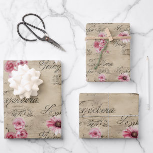 Feuille De Papier Cadeau Une Ephemera Design Series 20
