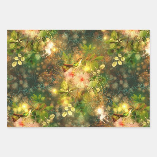 Feuille De Papier Cadeau Une fée dans le jardin Série Design 11 (Devant 2)