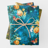 Feuille De Papier Cadeau Une fée dans le jardin Série Design 11 (En situation)