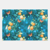 Feuille De Papier Cadeau Une fée dans le jardin Série Design 11 (Devant)