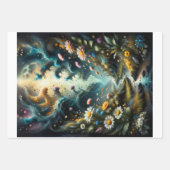 Feuille De Papier Cadeau Une fille de rêve se faisant face dans le futur (Devant 3)