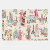 Feuille De Papier Cadeau Une journée à Paris (Devant 2)