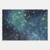 Feuille De Papier Cadeau Une nuit pleine étoile (Devant 3)