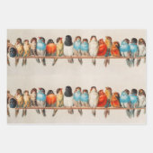 Feuille De Papier Cadeau Une perche d'oiseaux, 1880 par Hector Giacomelli (Devant 3)