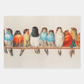 Feuille De Papier Cadeau Une perche d'oiseaux, 1880 par Hector Giacomelli (Devant)