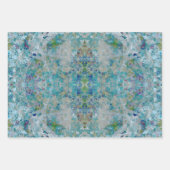 Feuille De Papier Cadeau Unique Moderne Un Design D'Art Abstrait (Devant)