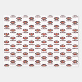 Feuille De Papier Cadeau Université d'Auburn | Auburn Tigers (Devant 2)