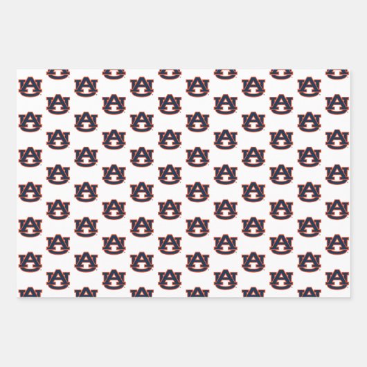 Feuille De Papier Cadeau Université d'Auburn | Graduation (Devant 3)