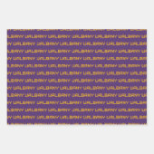Feuille De Papier Cadeau Université de Albany Wordmark (Devant 3)