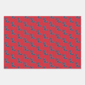 Feuille De Papier Cadeau Université du Mississippi | Ole Miss Script (Devant 3)