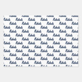 Feuille De Papier Cadeau Université du Mississippi | Script Rebels (Devant 2)