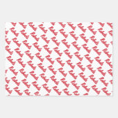 Feuille De Papier Cadeau Université du Mississippi | Script Rebels (Devant 2)