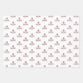 Feuille De Papier Cadeau Université Elon (Devant 3)