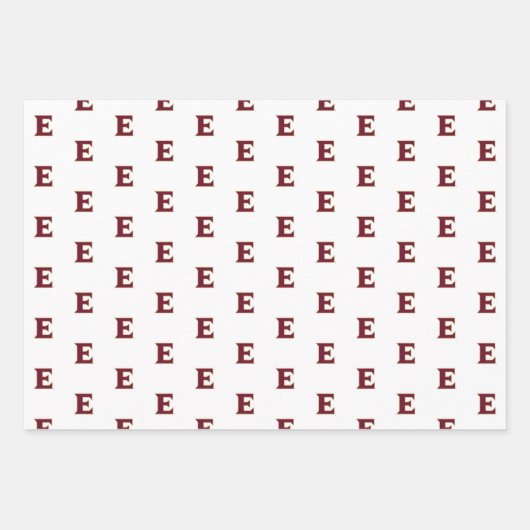 Feuille De Papier Cadeau Université Elon E (Devant 3)