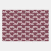 Feuille De Papier Cadeau Université Texas A&M de San Antonio (Devant 2)