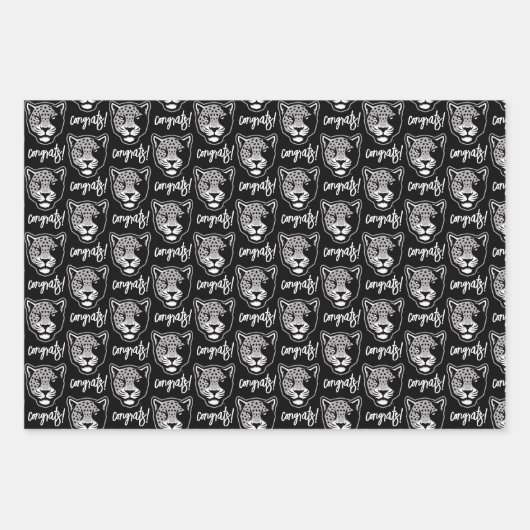 Feuille De Papier Cadeau Université Texas A&M de San Antonio | Jaguars (Devant 2)