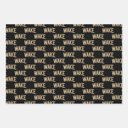 Feuille De Papier Cadeau Université Wake Forest | Arche de réveil (Devant 2)