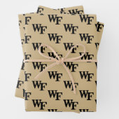 Feuille De Papier Cadeau Université Wake Forest | WF (En situation)