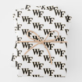 Feuille De Papier Cadeau Université Wake Forest | WF (En situation)