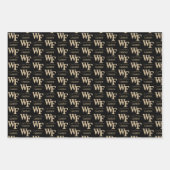 Feuille De Papier Cadeau Université Wake Forest | WF (Devant)