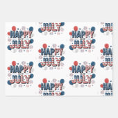 Feuille De Papier Cadeau US 250th Anniversary  (Devant 3)
