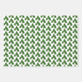 Feuille De Papier Cadeau Vacances Arbre de Noël Waterton (Devant 3)