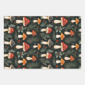 Feuille De Papier Cadeau Vacances boisées enchantées (Devant 2)